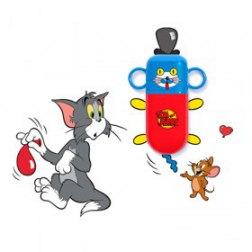 Tom&Jerry Kid's Toothbrush Holder Set With Wall Stickers