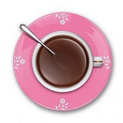 Creative 3D Coffee Time Wall Clock