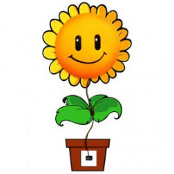 Removable Wall Stickers 3D Sunflower Lamp For Kid's Room