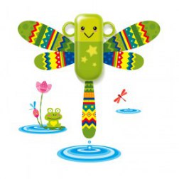 Dragonfly Kid's Toothbrush Holder Set With Wall Stickers
