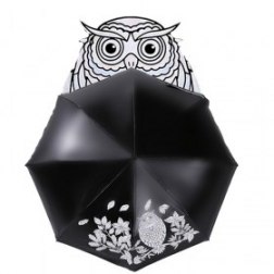 Owl Color Changing Magic Folding Umbrella