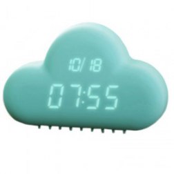 Rechargeable Cloud Shape LED Digital Alarm Clock