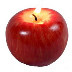 Apple-shaped Fragrant Candle For Christmas' Eve Gift