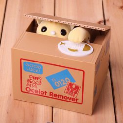 Animals Stealing Money Bank