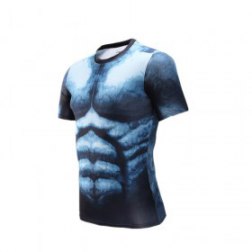 3D Musle Quick Dry Sport T-shirt