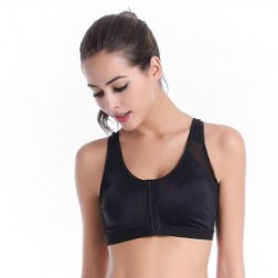 Mesh Panel Sport Bra