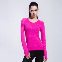 Women's Yoga Tops Long Sleeve Running Quick Dry T-Shirt