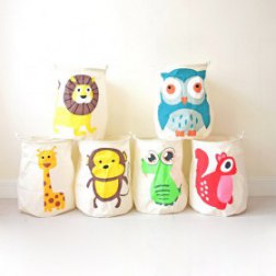 Cartoon Folding Storage Basket