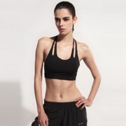 Women's Double Lined T-Back Wirefree Yoga Sports Bra