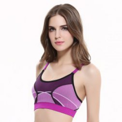 Women's Adjustable Spaghetti Strap Wirefree Sport Bra