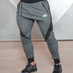 Men's Color-Blocking Gym Running Pants