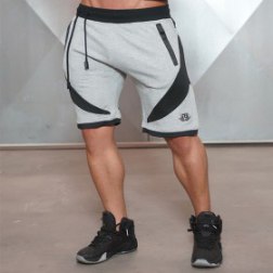 Men's Fitted Sweat Shorts Running Workout Gym Shorts
