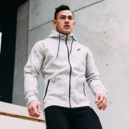 Men's Winter Gym Hooded Jacket