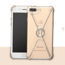 Thin Metal Anti Drop Cover Case For iPhone