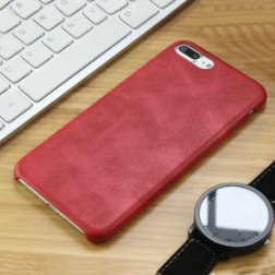 PU Leather Grain Simple Phone Soft Cover For Iphone