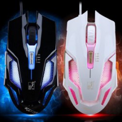 Cable Metal Mechanical Mouse