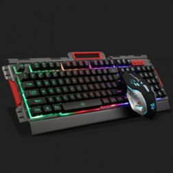 Backlit Mechanical Touch Keyboard Mouse Suit