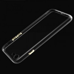 Metal Buttons Transparent Creative Phone Case For IPhone