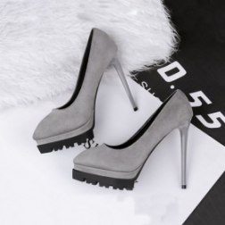 Pointed Waterproof Platform Heels