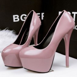 Pure Color Contracted Fine With High Heels