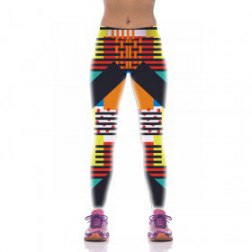 Colorful Fitness Printed Leggings