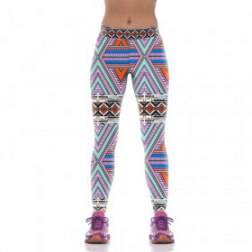 Colorful Printed In Style Ninth Length Leggings