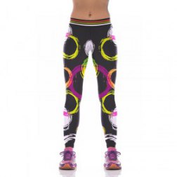 Good Elasticity Galaxy Yoga Pants