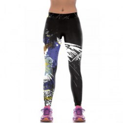 Printing yoga stretch pants