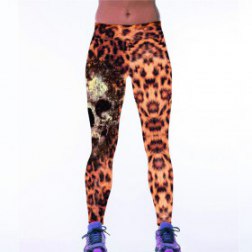 Fitness base feet pants seiko printing