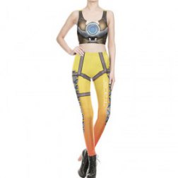 Overwatch Tracer Yoga Suit