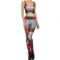 Comic Blade Women's Legging And Top