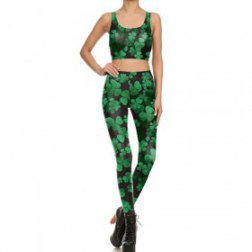 Clover Printed Legging And Tops