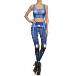 Blue Warrior Legging And Top