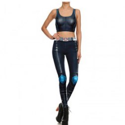 Steampunk Fashion Legging And Top