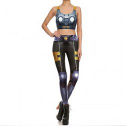 Women Print Legging And Top