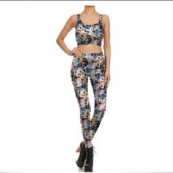 High Waisted Legging And Crop Top