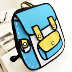 Funny 3D Cartoon Backpack Bags