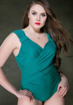 Women's One-Piece Triangle Plus Size Bathing Swimsuits