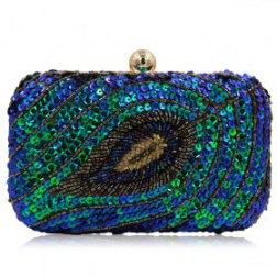 Sequins Beaded Clutches Evening Bag