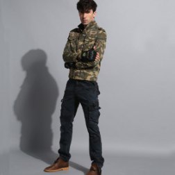Men's Pure Cotton Camouflage Kamikaze Jacket
