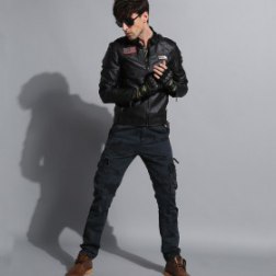 Leisure PU Leather Jacket