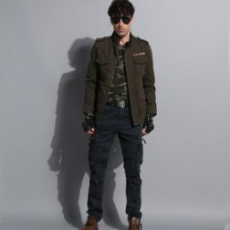 The Pure Cotton Large-Size Hard Man Jacket