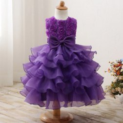 Girls Flower Lace tutu Dress