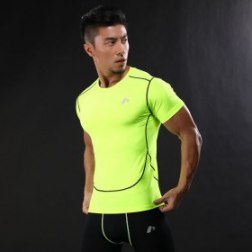 Men's Running Base layer Short Sleeve Compression T-shirts