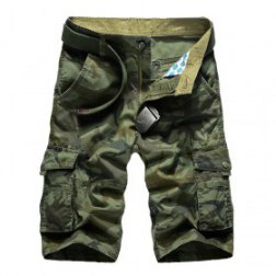 Men's Cotton Multi Pockets Cargo Shorts