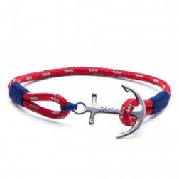 Tom Hope Red Anchor Bracelet
