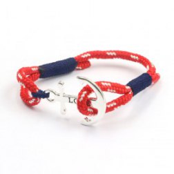 Love Red Anchor Bracelet