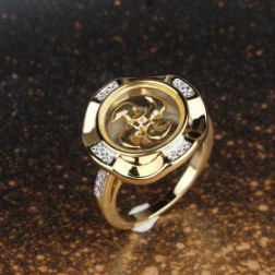 Fashion Windmill Gold Plated Ring