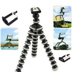 Universal Octopus Leg Style Portable and Adjustable Cellphone Tripod
