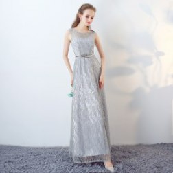 Women's Sexy Sleeveless Lace Evening Gowns